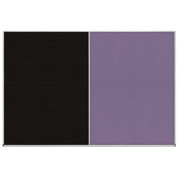 Enclosed Corkboard, 1 Door, 72"x48", 4" Fra